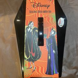 Disney Villians Coffin Baking Dish With A Lid