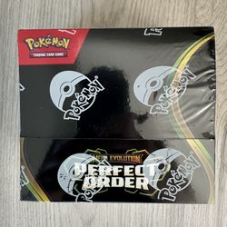 POKEMON TCG MEGA EVOLUTIONS PERFECT ORDER BOOSTER BOX NEW SEALED 