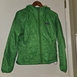 Womens Green Patagonia Jacket, Size S