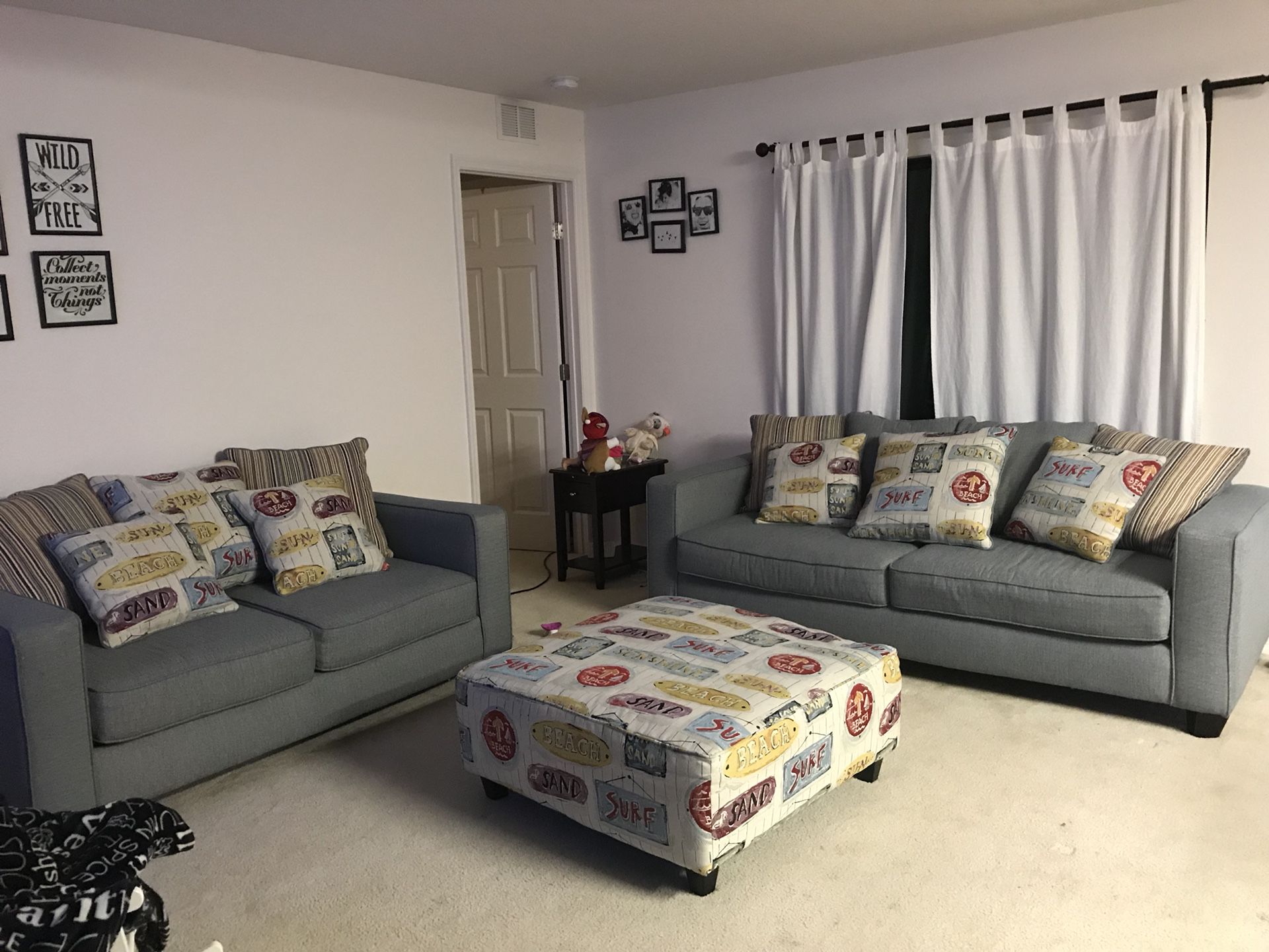 Living room sofa set