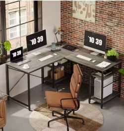 L shape desk