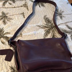 Coach Brown Saddle Bag Rare Limited Edition