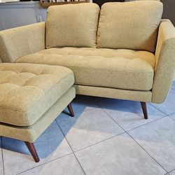 Living Spaces Couch And Otoman