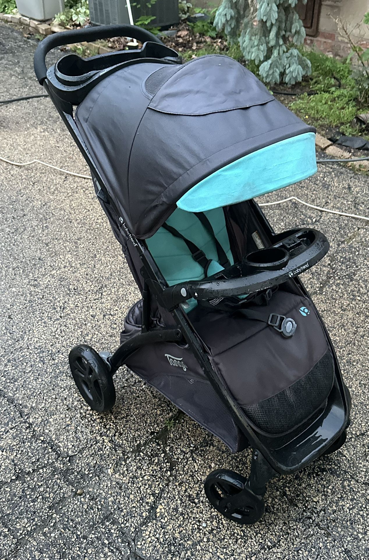 Stroller - Grey/Blue