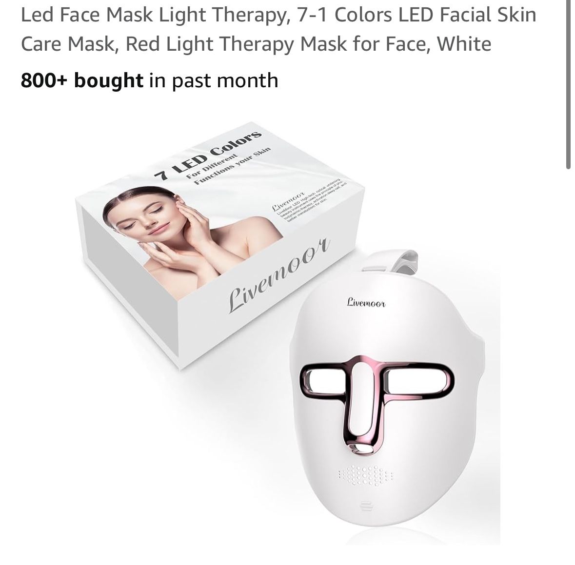 Led Face Mask Light