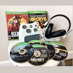 Xbox One Games Xbox 360 Controller Gaming Headset Nintendo Controller Xbox One