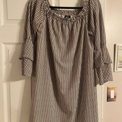 Bobeau Striped Dress