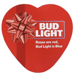 Bud light Valentine’s Day Beer Holder