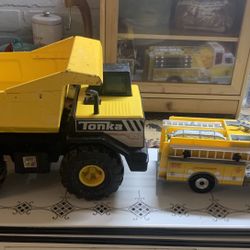 Tonka Dump Truck And Fire truck