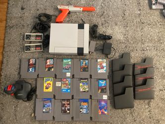 NES console with games,ect