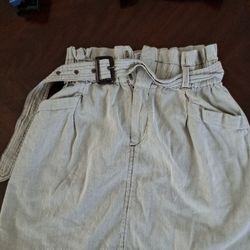 EASTER SALE -American  Eagle Pinstriped Pap We Bag Mini Skirt ( Xs)