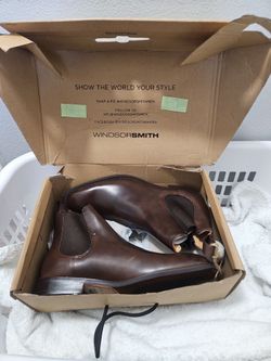 Windsor Smith Brown Leather Chelsea Boots