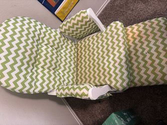 Rocking chair Seat Green Chevron