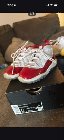 Toddler Jordan 11 size 7c