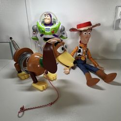 Disney Pixar Woody Toy Story Talking 15" Woody  Doll 15"  Sound  Working  BUZZ (