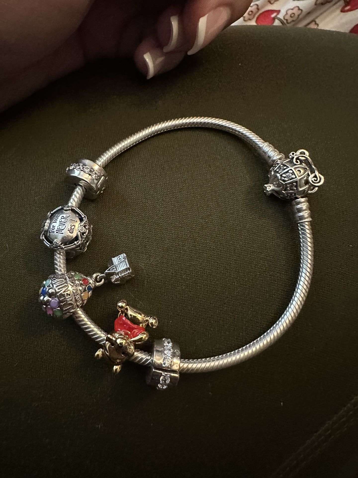 Pandora Bracelet With Charms