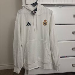 Adidas Real Madrid X Marvel Pullover Hoodie White