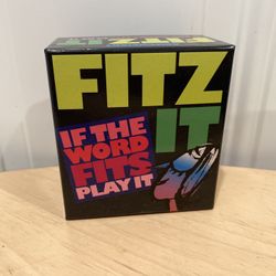 Fitz It if the word Fits Play It Party Game Night Name a Object Card Retired