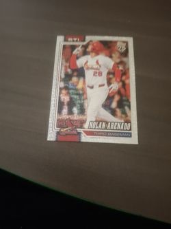 2026 Topps Series 1 Nolan Arendado Spring Training Card