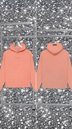 CORAL ESSENTIAL HOODIE FEAR OF GOD