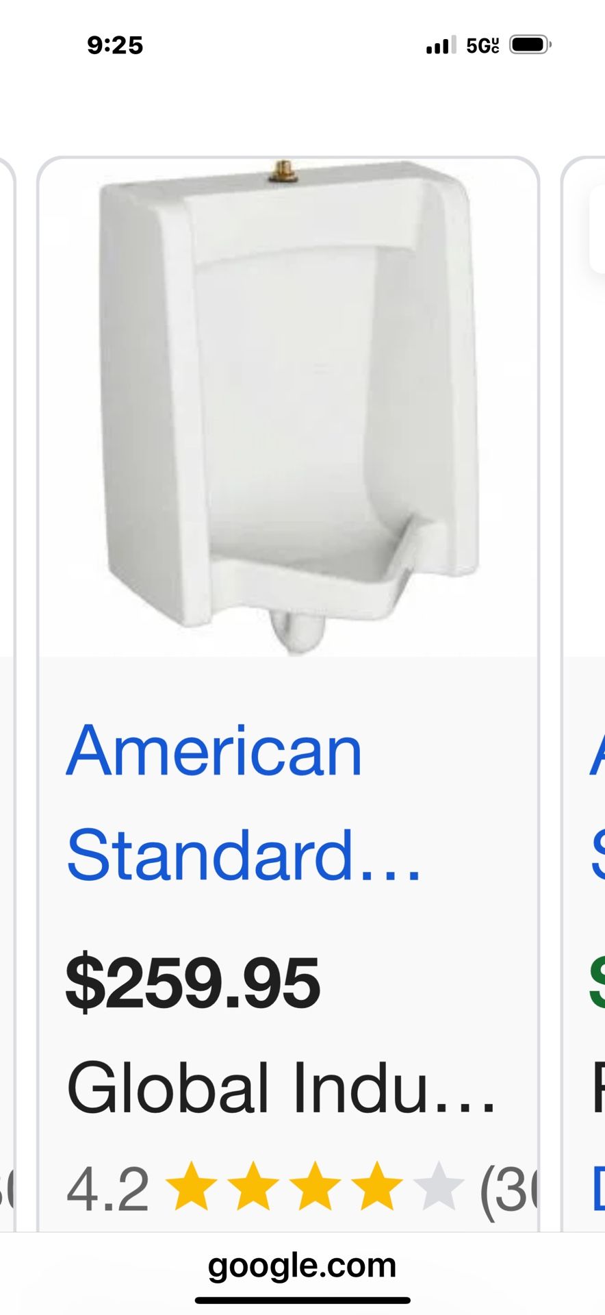 Urinal Washbrook