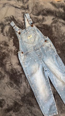 💗 OshKosh Heart Overalls 3T - Like New