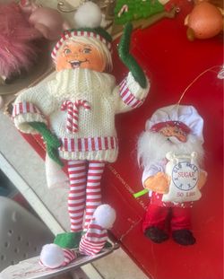 Annalee doll and ornament