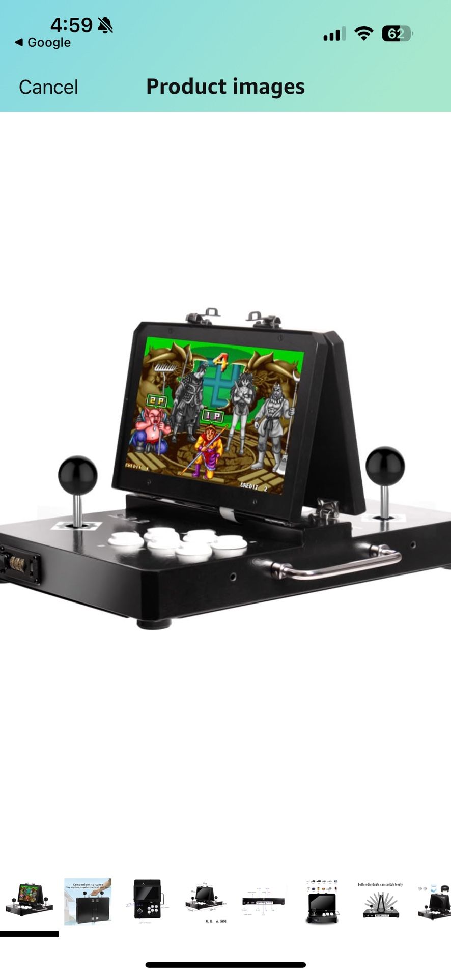 Portable Arcade Machine 10” Double Screen