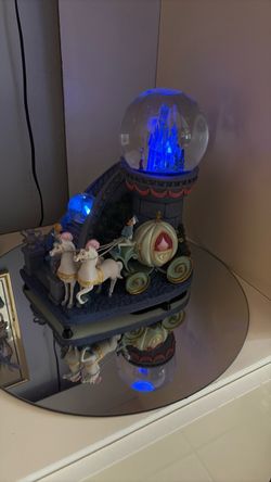 Cinderella & crystal shoe snowball