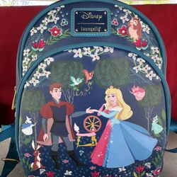 Sleeping Beauty Back back And Mini Wallet 