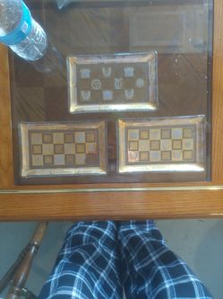 Three Small Glass Trays