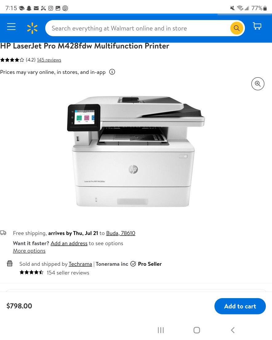 Hp Laser Jet Printer