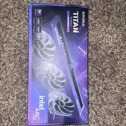 Intel ArcB580 Sparkle OC Edition Graphics Card Plus Accessories