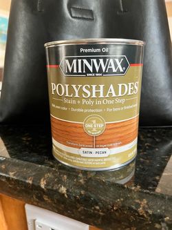 3 New Minwax Satin-Pecan