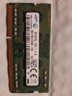 RAM MEMORY 4 GB PC3 L $4