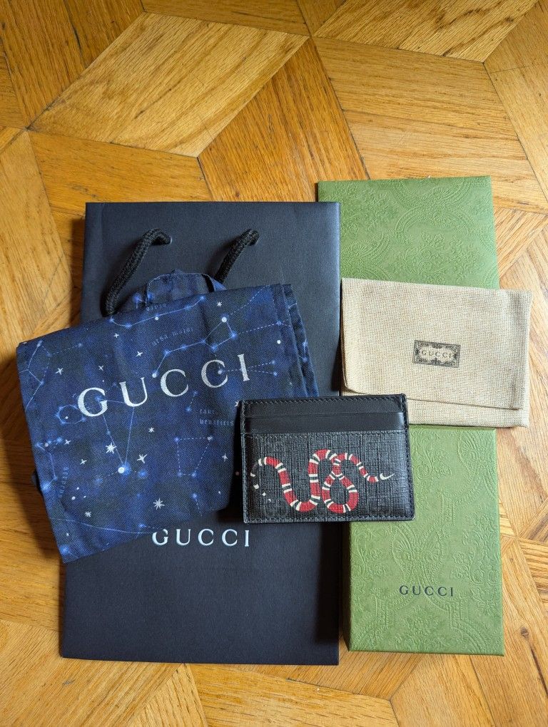 Gucci King Snake Card Holder
