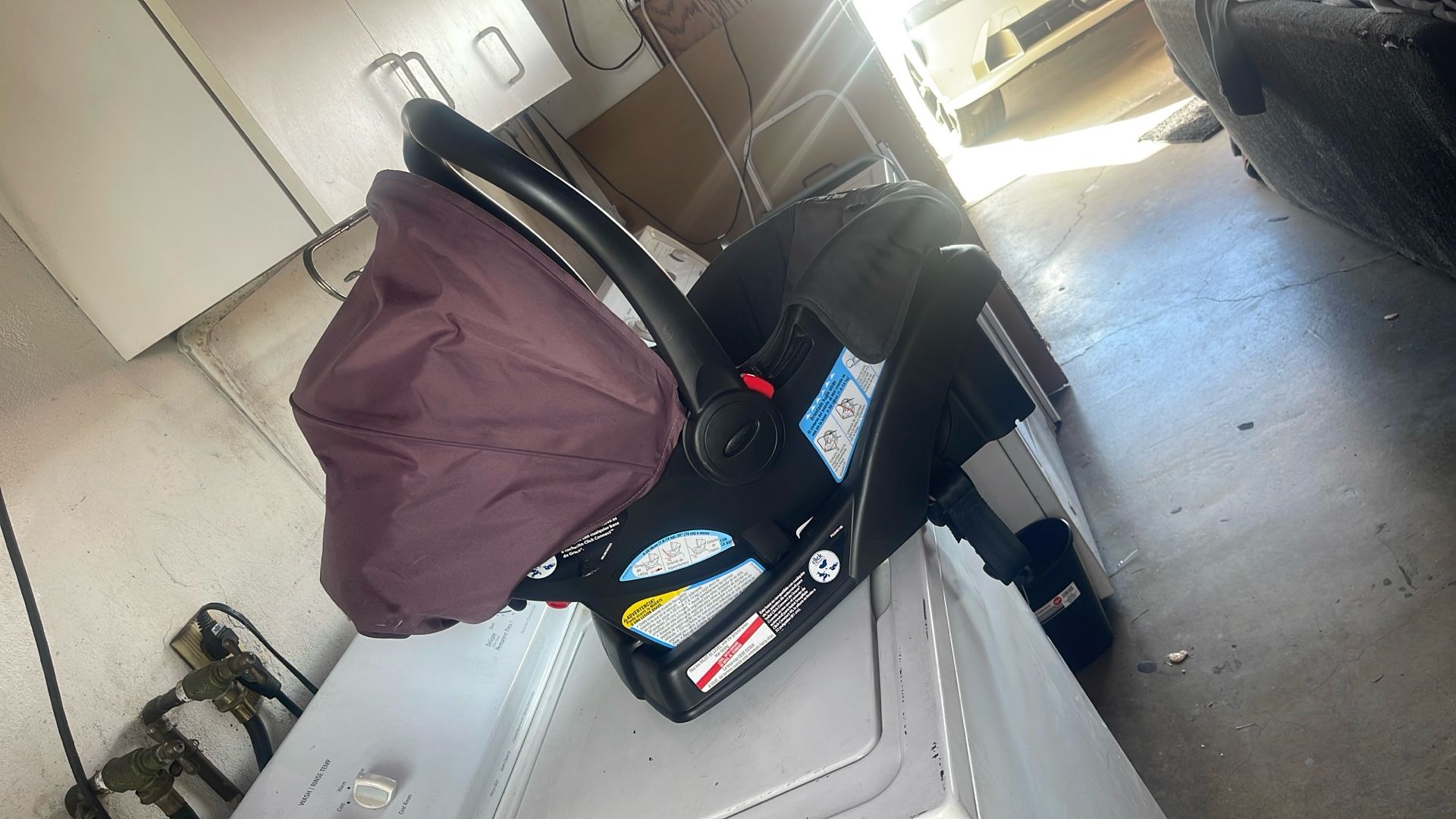 GRACO STROLLER INFANT CAR SEAT AND BASE USED 2025