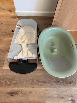 Lalo baby tub (clean) bouncer blue