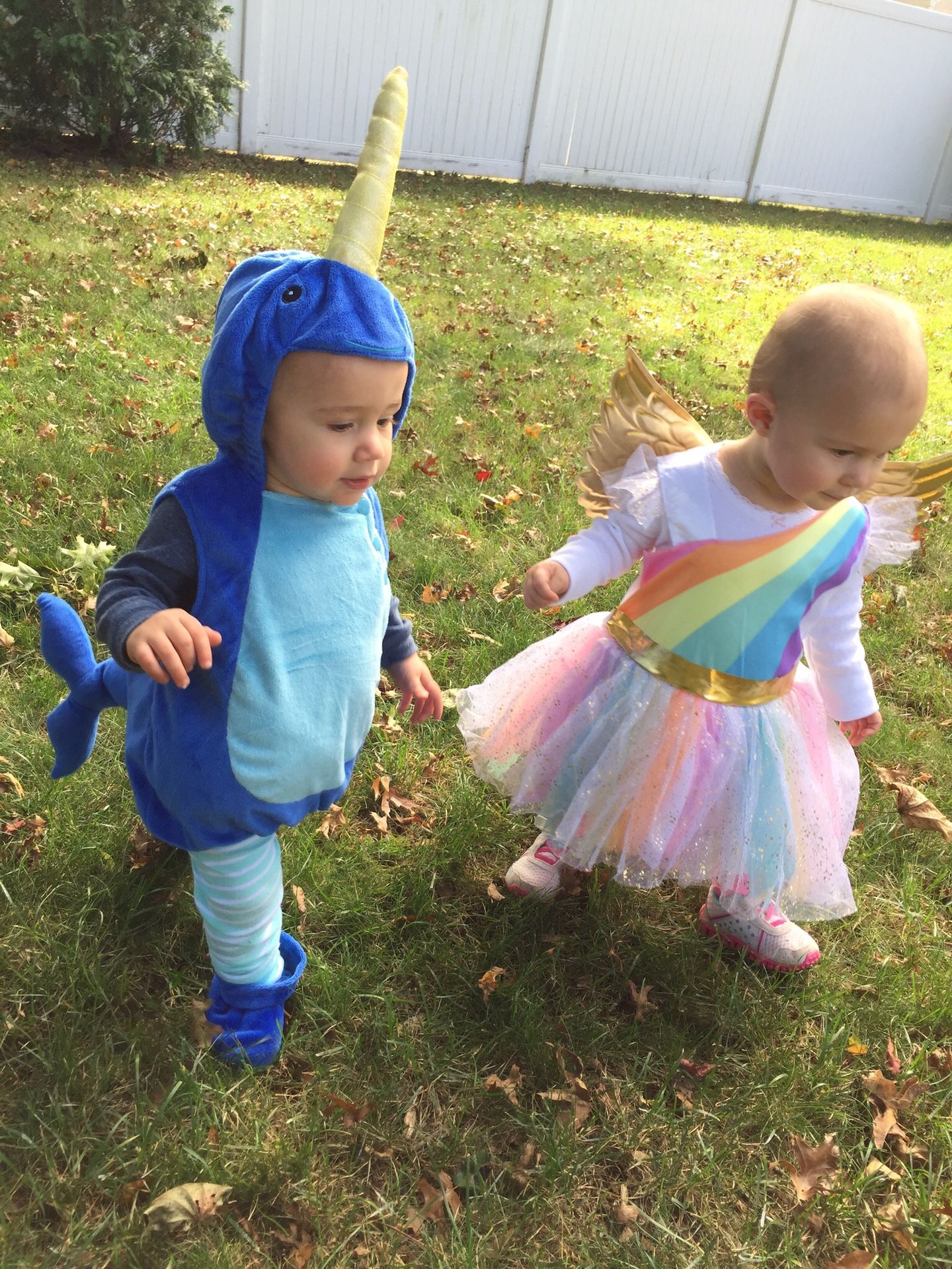 Narwhal toddler costume