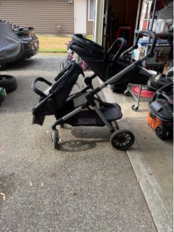 Evenflo double stroller & car seat