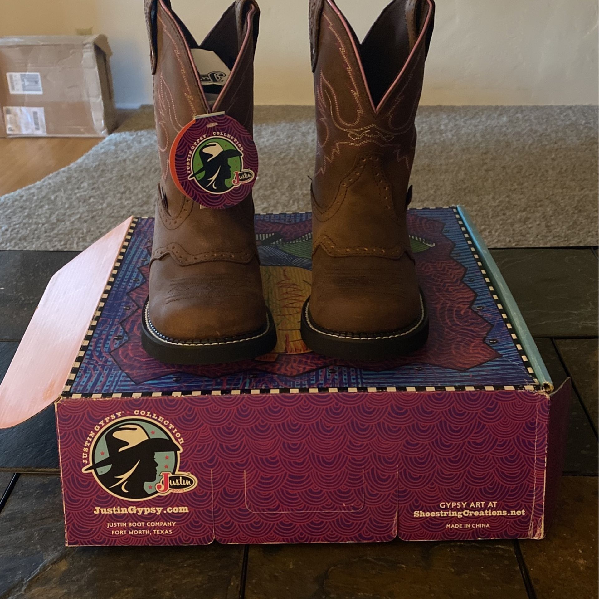 Justin Gypsy Cowgirl Boots Size 10
