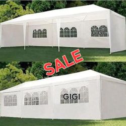 10x30 wedding party tent outdoor canopy tent with 8 side walls white FOR S@LE