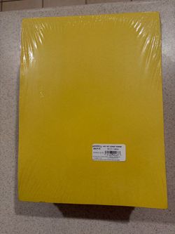 Heavy Weight Construction Paper -Yellow 9x12