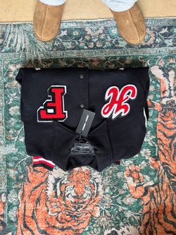 Homme + Femme Varsity Jacket with Tags