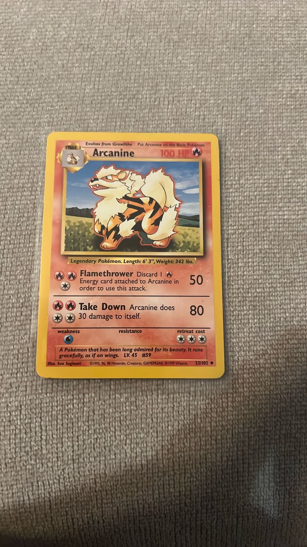 Pokemon Arcanine