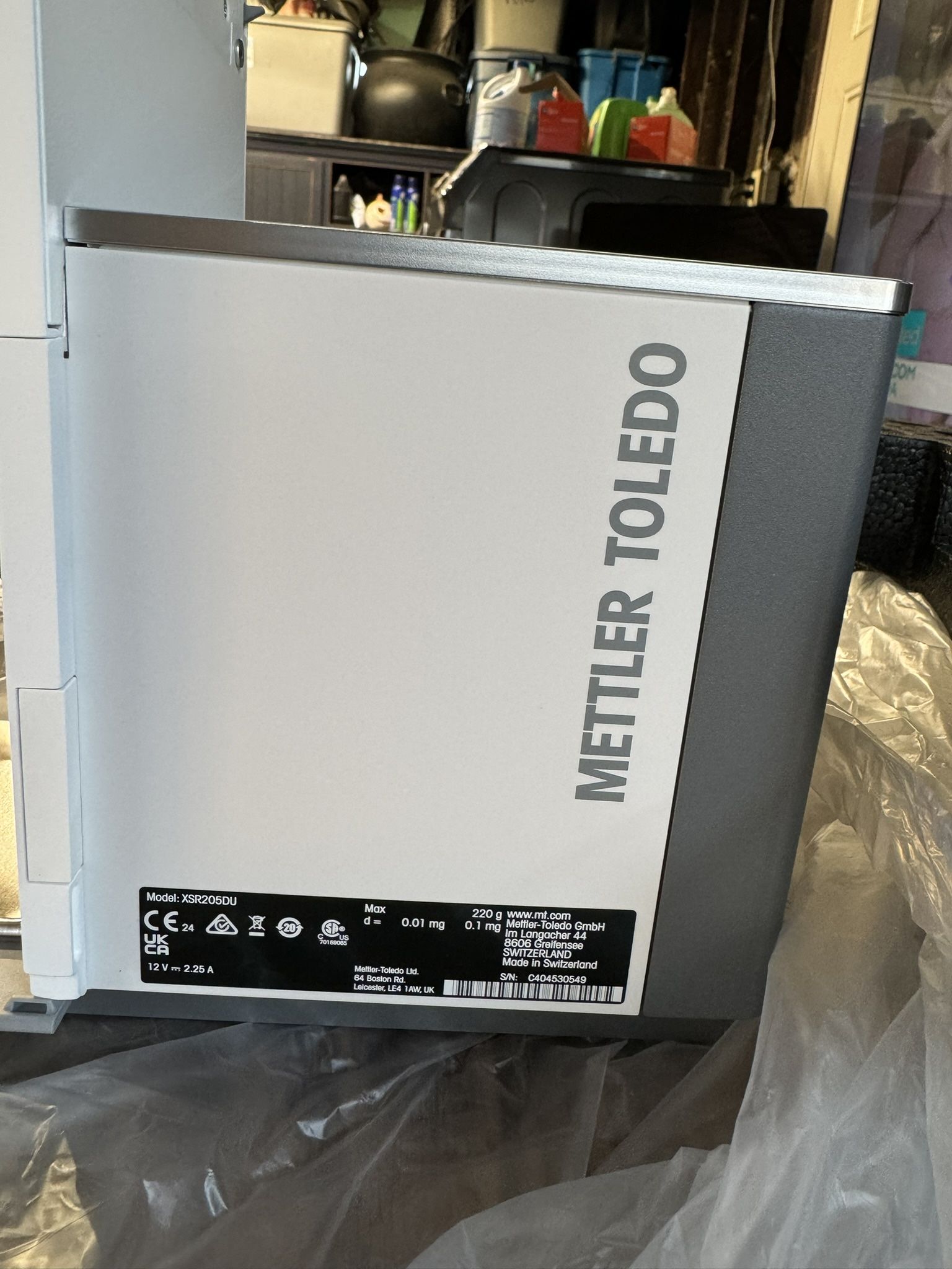mettler toledo xsr205du