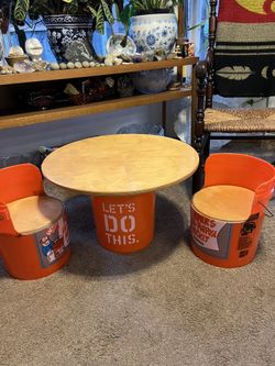 Homemade Small Child Table And Chair Set