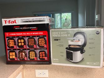 T-fal infrared air fryer 2.0 - 7.3 QT Aroma digital rice cooker 20 cups cooked