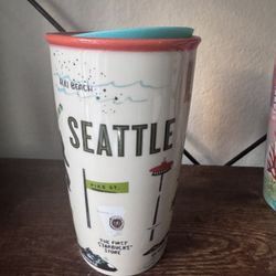 Starbucks  Seattle Ceramic Tumbler 12 oz