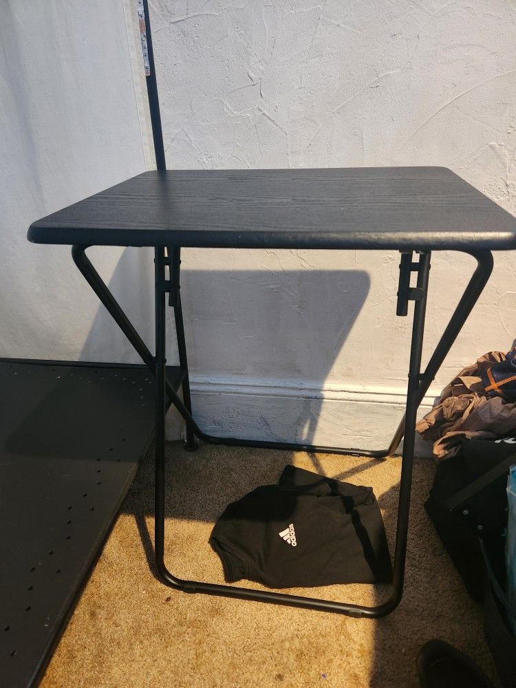 small black foldable table/desk